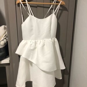 White cocktail dress